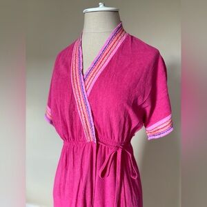 Colorful vintage robe